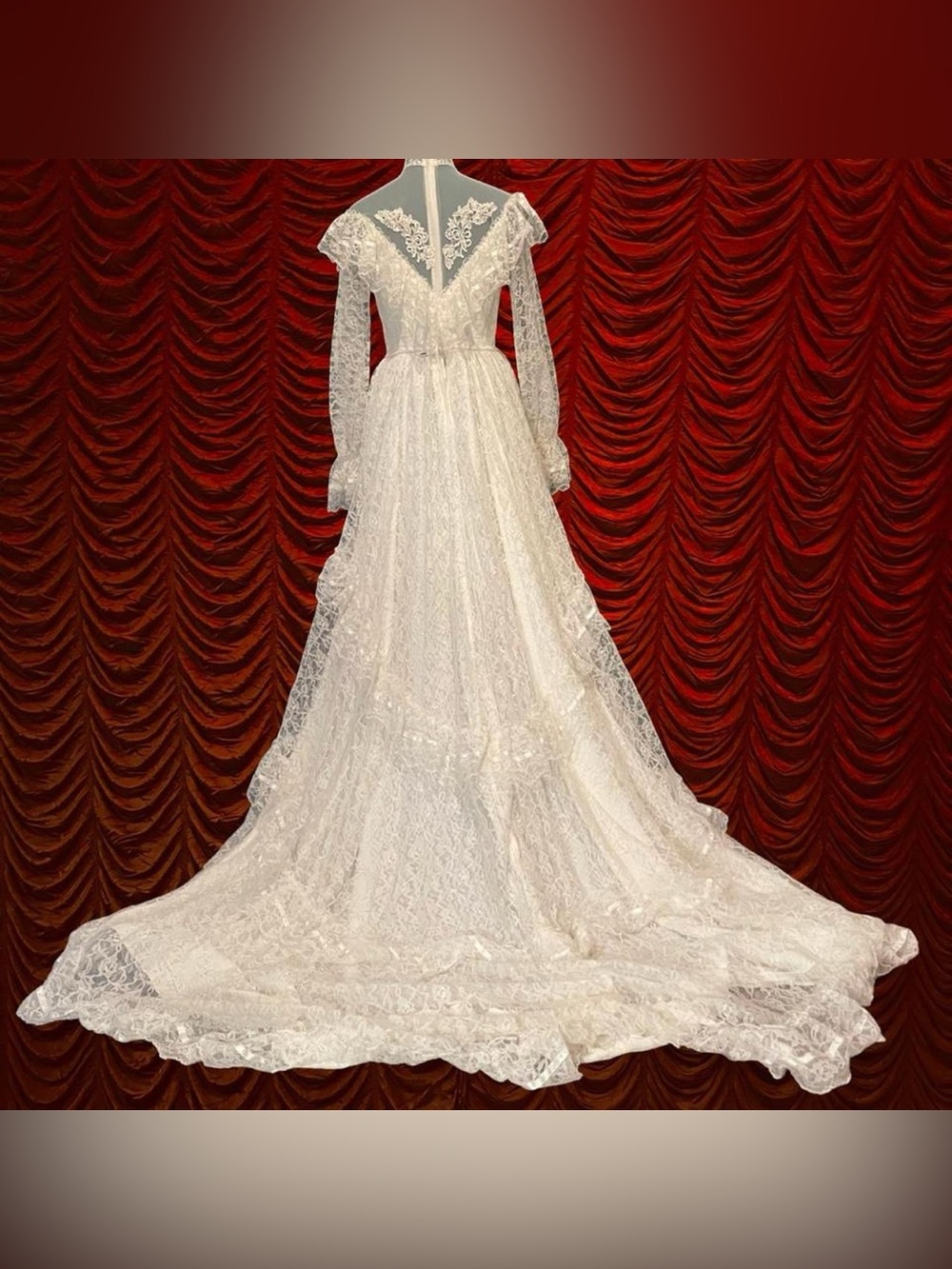 Vintage Alfred Angelo lace wedding dress